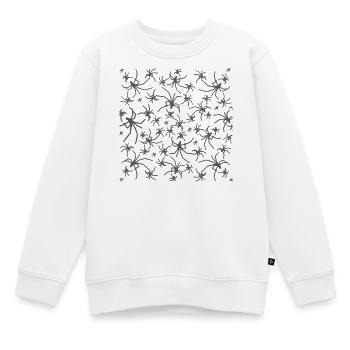 Spinnen muster, halloween outfits, animal prints - Kinder Premium Organic Sweatshirt - Weiß - Vorne - AI Model Kid Male (0cm)