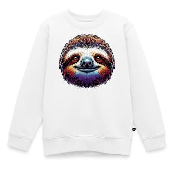 Paresse - Sweat Premium enfant bio - blanc - Devant - AI Model Kid Male (0cm)