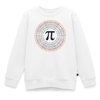 Pi Day - Bonne journée Pi - Sweat Premium enfant bio - blanc - Devant - AI Model Kid Male (0cm)