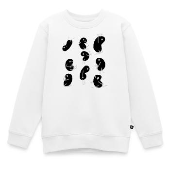 Os - Sweat Premium enfant bio - blanc - Devant - AI Model Kid Male (0cm)