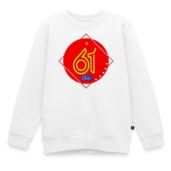 Orne - Sweat Premium enfant bio - blanc - Devant - AI Model Kid Male (0cm)