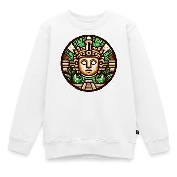 Maya World - Kinder Premium Organic Sweatshirt - Weiß - Vorne - AI Model Kid Male (0cm)