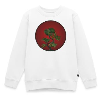 Bonsai - Kinder Premium Organic Sweatshirt - Weiß - Vorne - AI Model Kid Male (0cm)