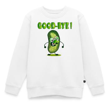 ADIEU AU REVOIR - CORNICHONS - Sweat Premium enfant bio - blanc - Devant - AI Model Kid Male (0cm)