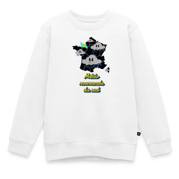 Météo rhônalpine - Sweat Premium enfant bio - blanc - Devant - AI Model Kid Male (0cm)