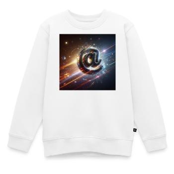 Symbol 3 - Kinder Premium Organic Sweatshirt - Weiß - Vorne - AI Model Kid Male (0cm)