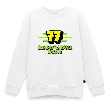 Klage an Seine und Marne - Kinder Premium Organic Sweatshirt - Weiß - Vorne - AI Model Kid Male (0cm)