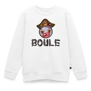 PRATEN HALLOWEEN KOSTÜM - BOULEBALL - Kinder Premium Organic Sweatshirt - Weiß - Vorne - AI Model Kid Male (0cm)