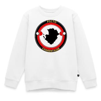 Piktogramm Charentaise - Kinder Premium Organic Sweatshirt - Weiß - Vorne - AI Model Kid Male (0cm)