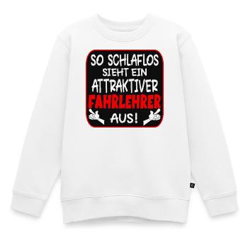 Fahrlehrer - Kinder Premium Organic Sweatshirt - Weiß - Vorne - AI Model Kid Male (0cm)