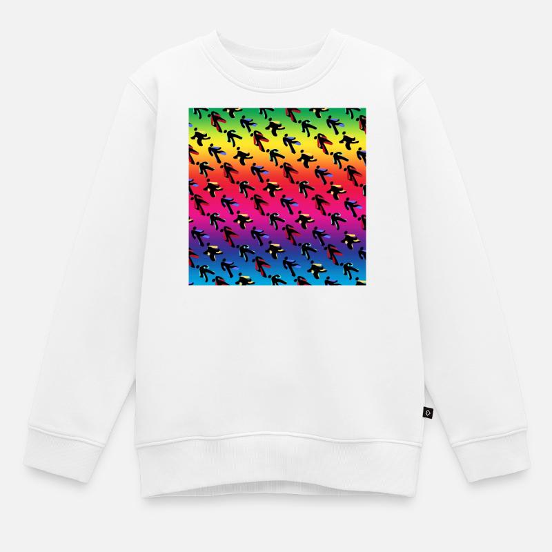 Dancers - Kids Premium Organic Sweatshirt - white