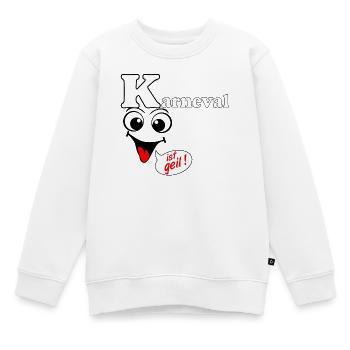 Carnaval , Le carnaval est génial , Chemise amusante de fête - Sweat Premium enfant bio - blanc - Devant - AI Model Kid Male (0cm)