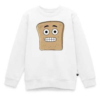 Pain tendu - Sweat Premium enfant bio - blanc - Devant - AI Model Kid Male (0cm)