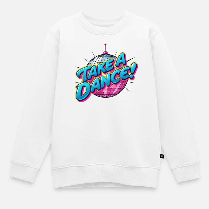 Take a Dance - Kids Premium Organic Sweatshirt - white