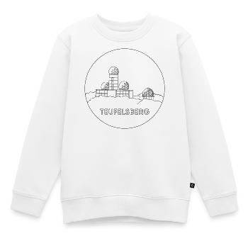 Teufelsberg Berlin - Kinder Premium Organic Sweatshirt - Weiß - Vorne - AI Model Kid Male (0cm)