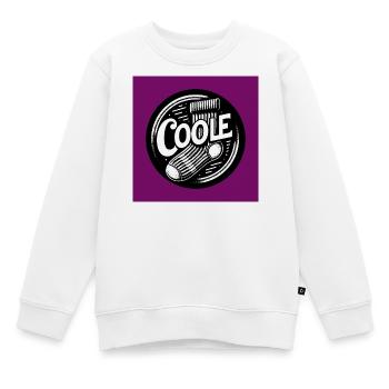 Coole Socke Socken und lustiger Spruch - Kinder Premium Organic Sweatshirt - Weiß - Vorne - AI Model Kid Male (0cm)