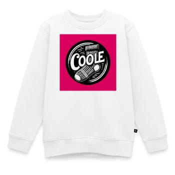 Coole Socke Socken und lustiger Spruch - Kinder Premium Organic Sweatshirt - Weiß - Vorne - AI Model Kid Male (0cm)