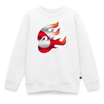 Drapeau du Groenland - Groenland - Ninja - Sweat Premium enfant bio - blanc - Devant - AI Model Kid Male (0cm)