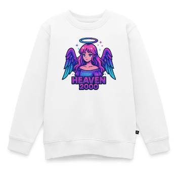 Conception d’ange céleste - Sweat Premium enfant bio - blanc - Devant - AI Model Kid Male (0cm)