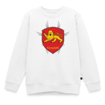 Guyenne - Sweat Premium enfant bio - blanc - Devant - AI Model Kid Male (0cm)