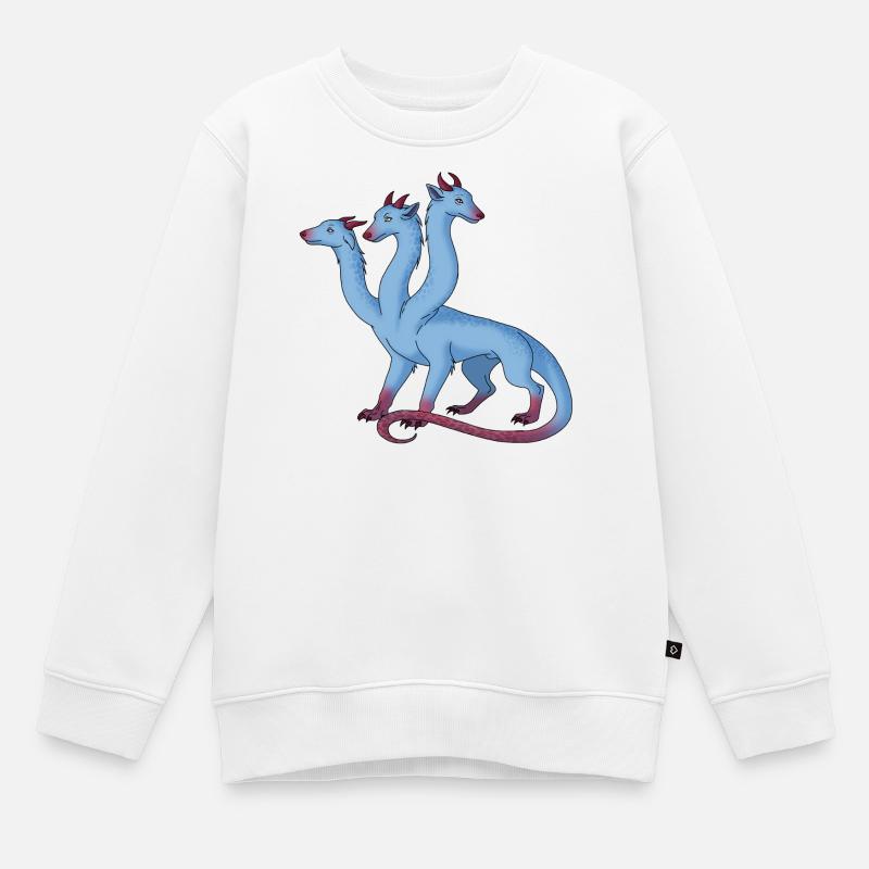 Hydra - Kinder Premium Organic Sweatshirt - Weiß