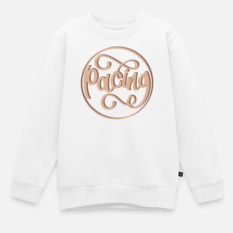 Pacing - Kinder Premium Organic Sweatshirt - Weiß