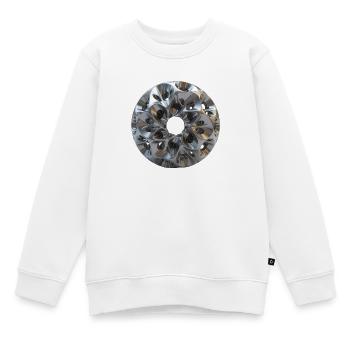 Titanium - Kinder Premium Organic Sweatshirt - Weiß - Vorne - AI Model Kid Male (0cm)