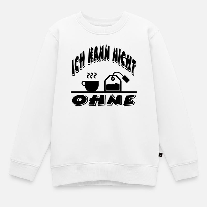 Tee - Kinder Premium Organic Sweatshirt - Weiß