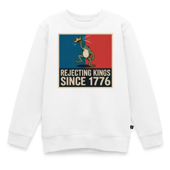 Portland Widerstand Frosch - USA Protest T-Shirt - Kinder Premium Organic Sweatshirt - Weiß - Vorne - AI Model Kid Male (0cm)