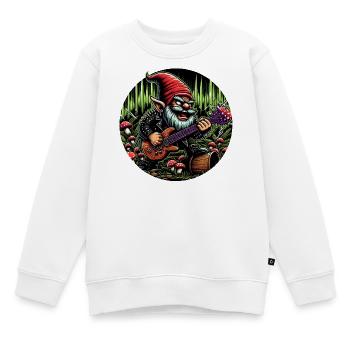 Lutin de roche - Sweat Premium enfant bio - blanc - Devant - AI Model Kid Male (0cm)