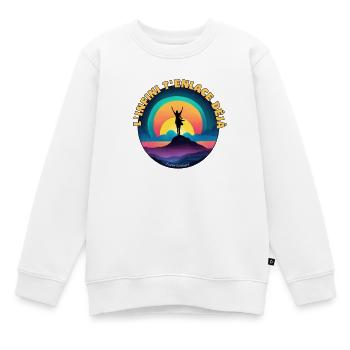 Unendlichkeit umarmt dich bereits - Kinder Premium Organic Sweatshirt - Weiß - Vorne - AI Model Kid Male (0cm)