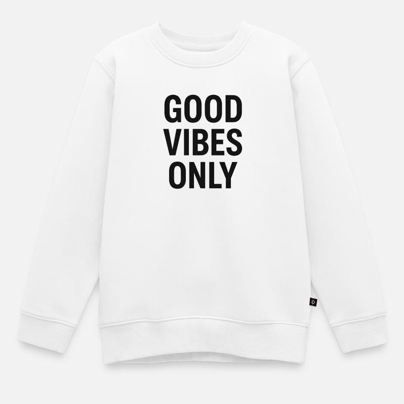 Only Tee - Kinder Premium Organic Sweatshirt - Weiß