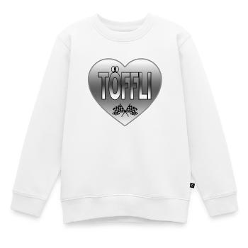 mobylette - Sweat Premium enfant bio - blanc - Devant - AI Model Kid Male (0cm)