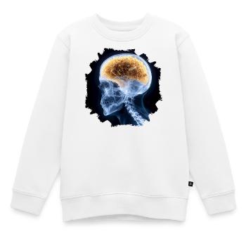 L’autre jour à la radiographie - tout va bien - Sweat Premium enfant bio - blanc - Devant - AI Model Kid Male (0cm)