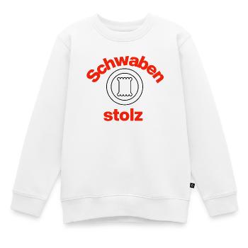 FIÈRE DE MAULTASCHEN SOUABE ! BAWÜ HERRGOTT - Sweat Premium enfant bio - blanc - Devant - AI Model Kid Male (0cm)