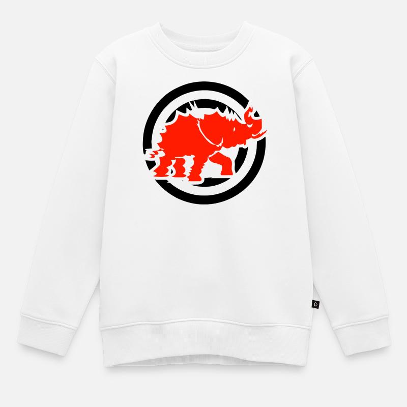 ELEPHANT - Sweat Premium enfant bio - blanc