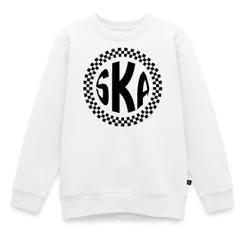Ska - logo - Sweat Premium enfant bio - blanc - Devant - AI Model Kid Male (0cm)