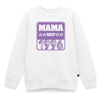 Mutti 1996 - Kinder Premium Organic Sweatshirt - Weiß - Vorne - AI Model Kid Male (0cm)