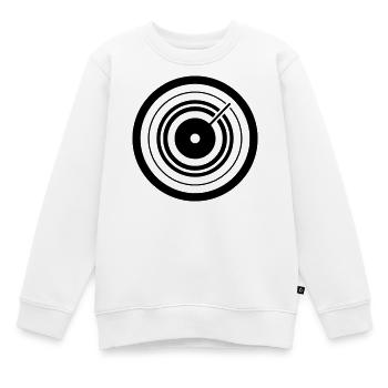 Zielscheibe Pfeil Dart Icon - Kinder Premium Organic Sweatshirt - Weiß - Vorne - AI Model Kid Male (0cm)