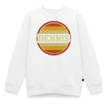 Legendaer Dennis - Kinder Premium Organic Sweatshirt - Weiß - Vorne - AI Model Kid Male (0cm)