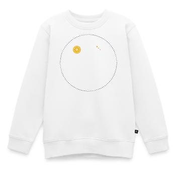 Citrus Orbit Print - Sweat Premium enfant bio - blanc - Devant - AI Model Kid Male (0cm)