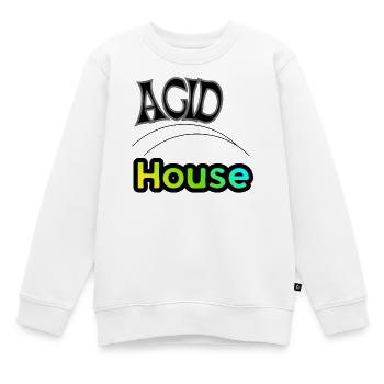 Acid House - Sweat Premium enfant bio - blanc - Devant - AI Model Kid Male (0cm)