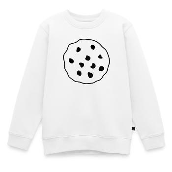 Cookies - Sweat Premium enfant bio - blanc - Devant - AI Model Kid Male (0cm)