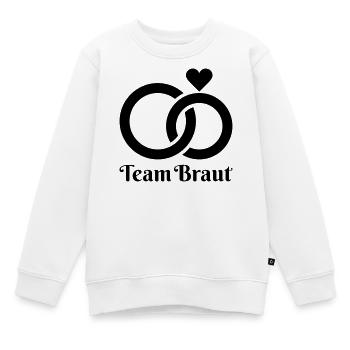 Hochzeit, Verlobung, Hochzeitsfeier - Kinder Premium Organic Sweatshirt - Weiß - Vorne - AI Model Kid Male (0cm)