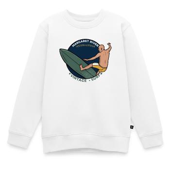 Vintage Margaret River Western Australia Brandung - Kinder Premium Organic Sweatshirt - Weiß - Vorne - AI Model Kid Male (0cm)