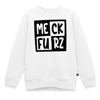 MECK-FURZ - Kinder Premium Organic Sweatshirt - Weiß - Vorne - AI Model Kid Male (0cm)