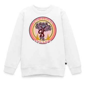 Style kawaii singe - Sweat Premium enfant bio - blanc - Devant - AI Model Kid Male (0cm)