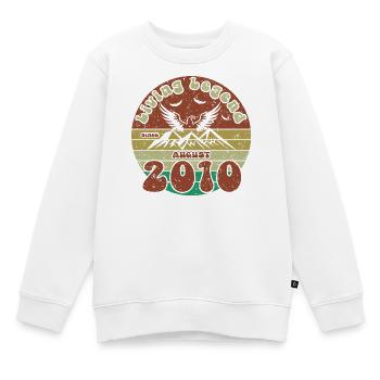 16. Geburtstag Living Legend since VIN 08/2010 - Kinder Premium Organic Sweatshirt - Weiß - Vorne - AI Model Kid Male (0cm)
