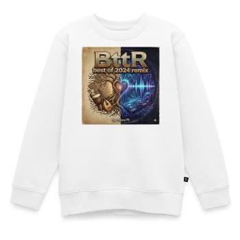 Pochette CD de BttR - Sweat Premium enfant bio - blanc - Devant - AI Model Kid Male (0cm)