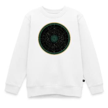 Symbole graphique du ciel nocturne de Polarstern - Sweat Premium enfant bio - blanc - Devant - AI Model Kid Male (0cm)